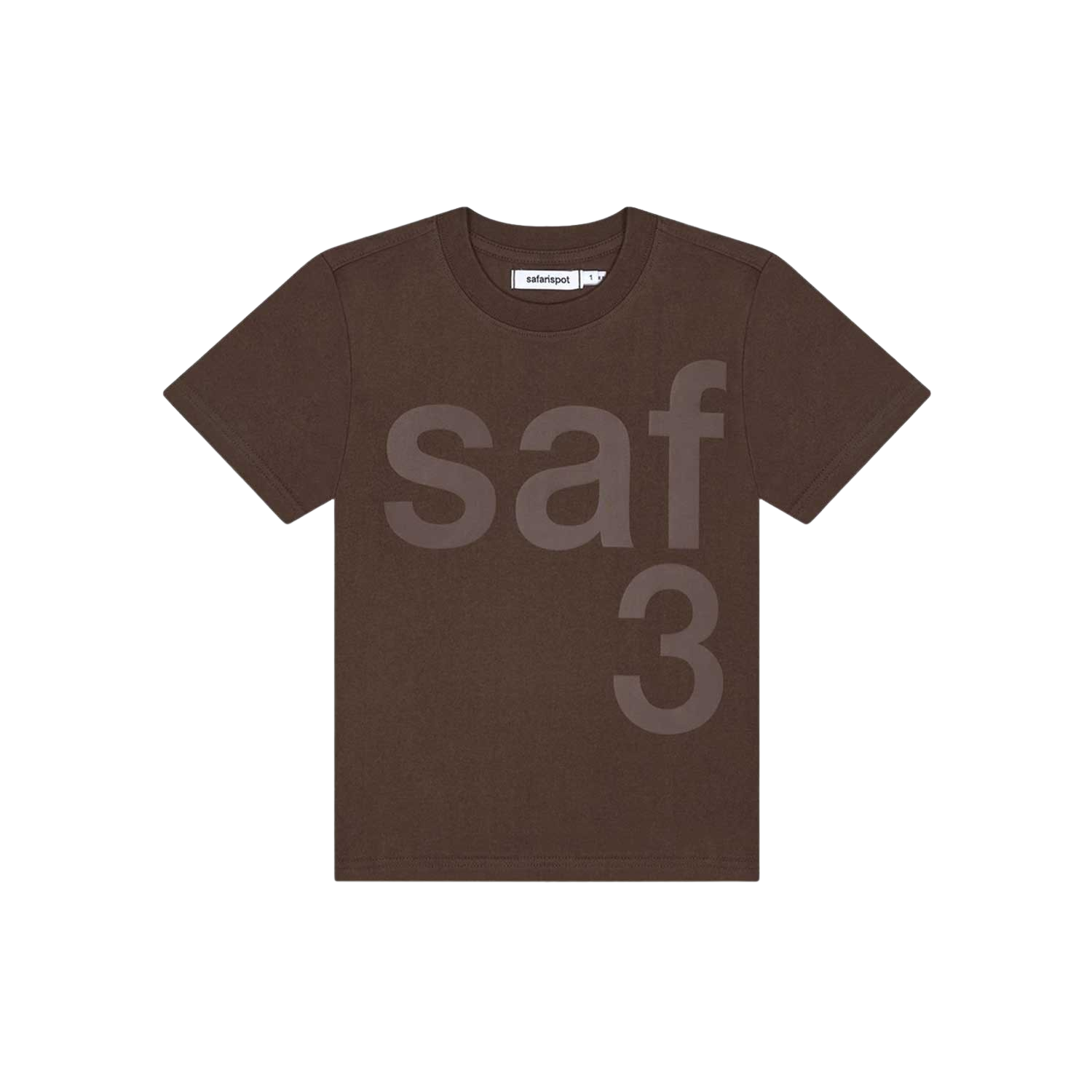 [KREAM 단독] 사파리스팟 1/2 베이직 사파리 티셔츠  브라운([KREAM 단독] Safarispot 1/2 Basic Safari T-Shirt Brown)