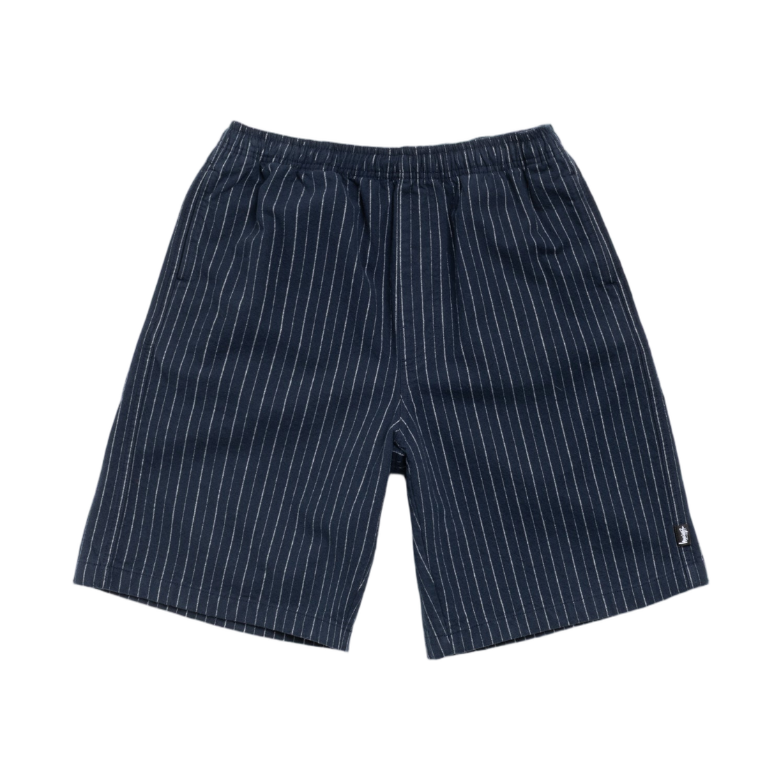 112347 Stussy Baggy Beach Shorts Navy Stripe