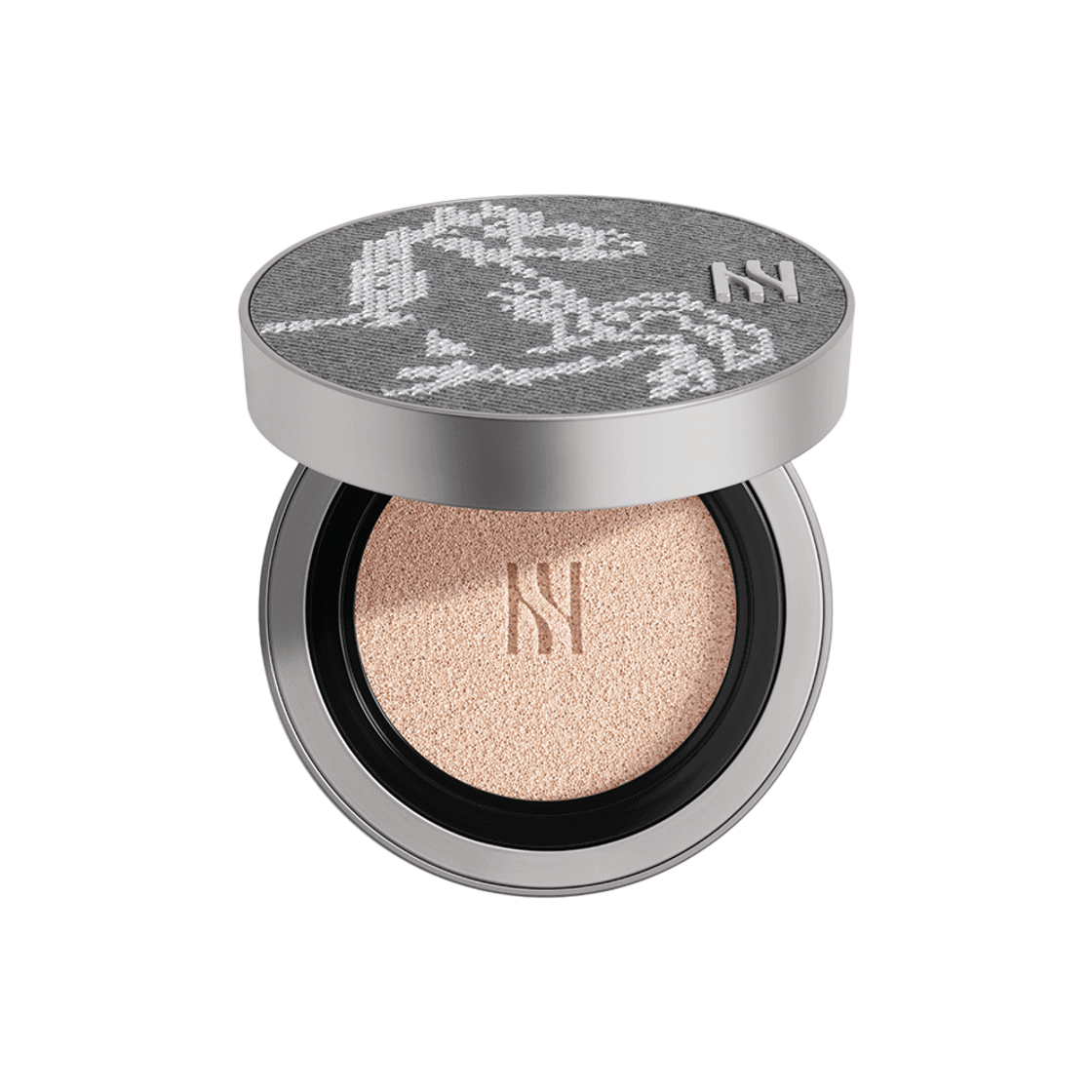 헤라 x 마크공 워시드 블랙 쿠션 케이스 블랙 쿠션(Hera x Markgong Cushion Case Black Cushion Foundation Case Washed Black)