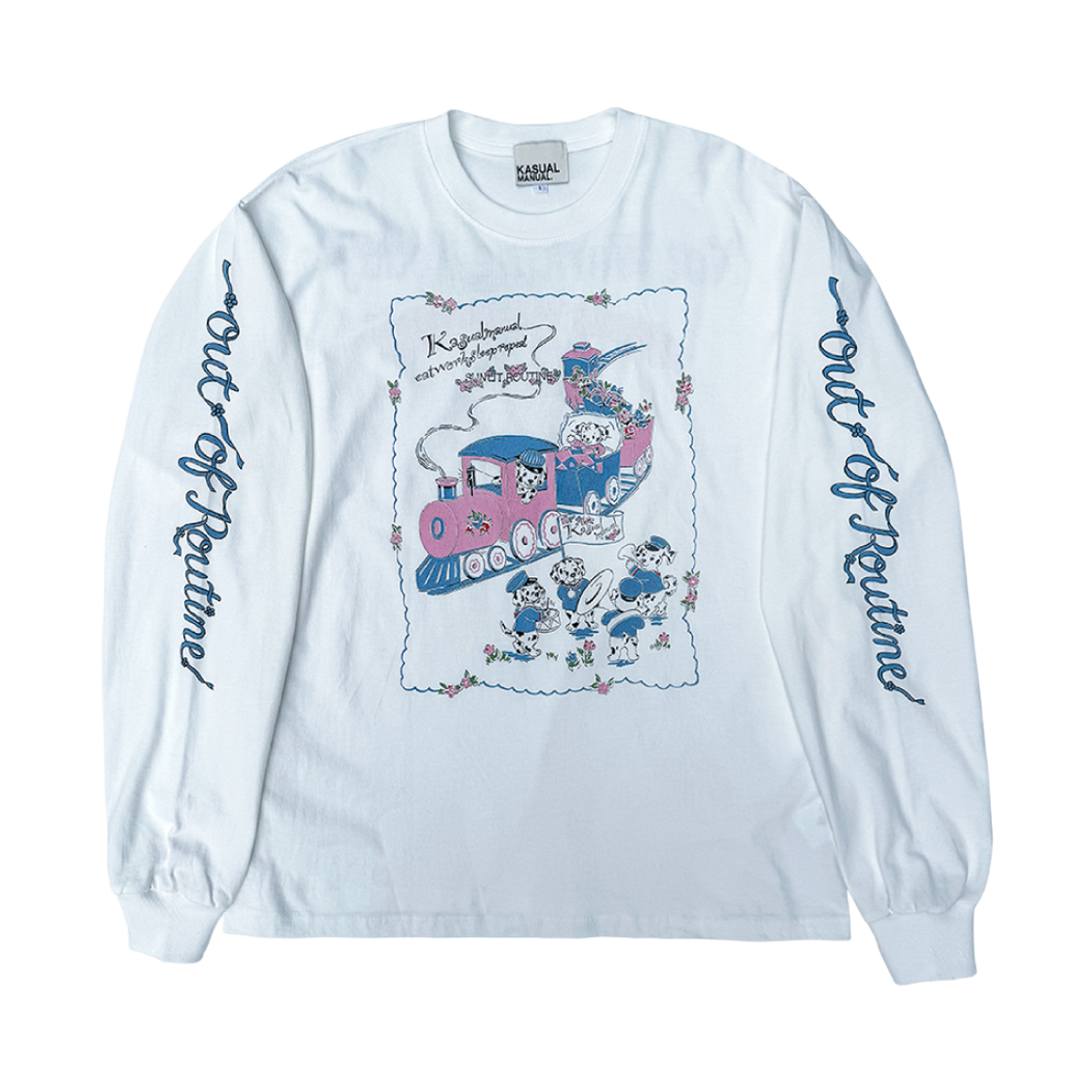 캐주얼 매뉴얼 아웃 오프 루틴 트레인 롱슬리브 화이트(Kasual Manual Out of Routine Train Long Sleeve White)