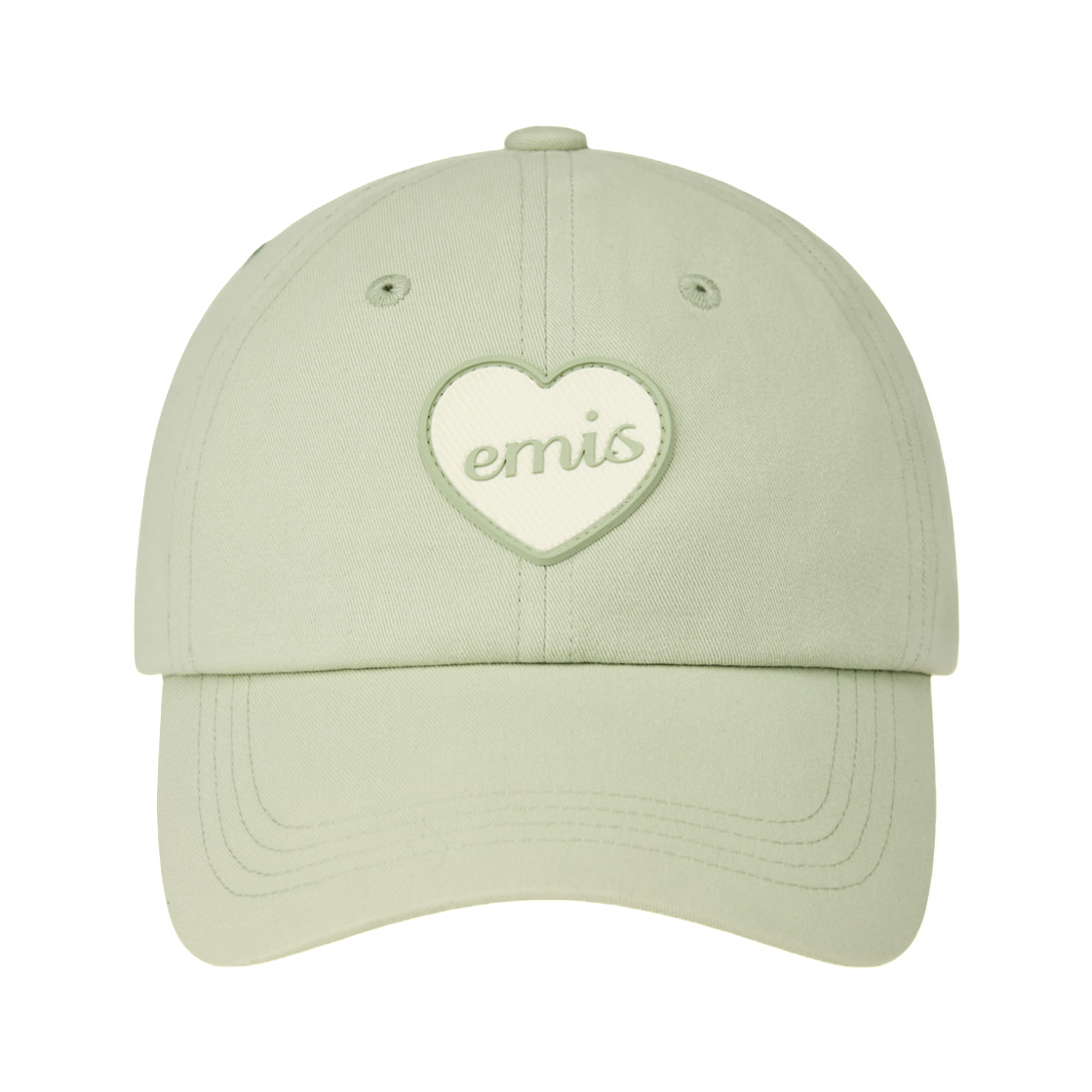 이미스 하트 러버 패치 볼 캡 민트(Emis Heart Rubber Patch Ball Cap Mint) - 1