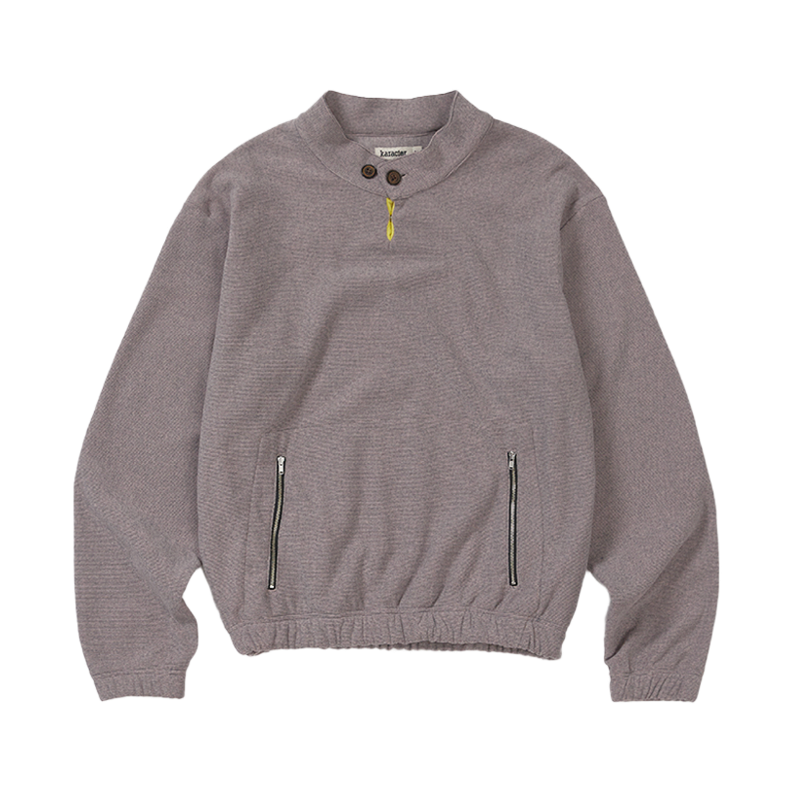 카락터 서피스 플리스 풀오버 로즈 애쉬(Karactor Surface Fleece Pullover Rose Ash)