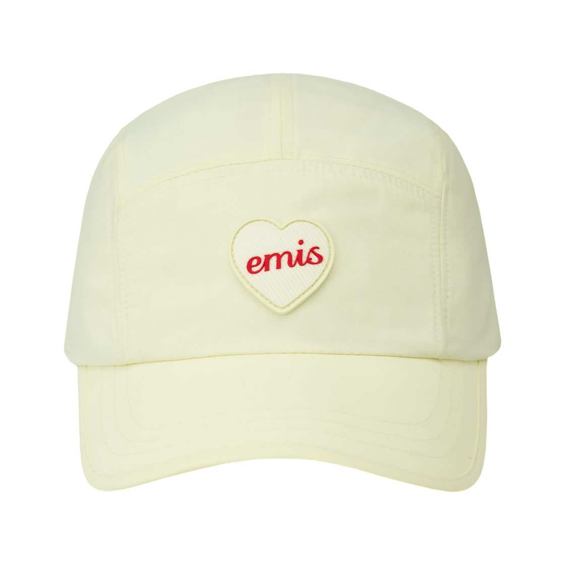 - Emis Heart Rubber Patch Camp Cap Ivory