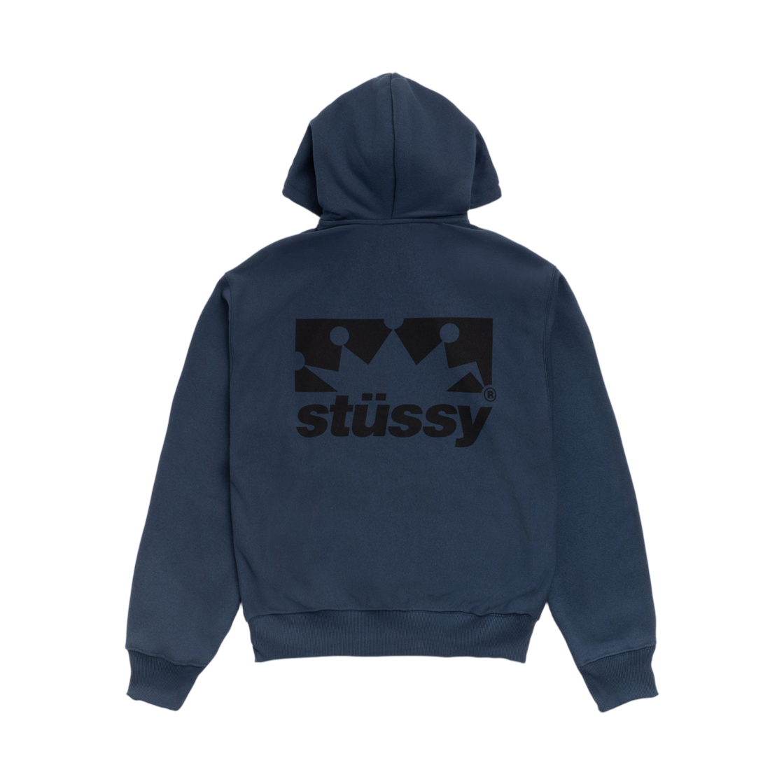 1975186 Stussy Box Crown Zip Hoodie Navy