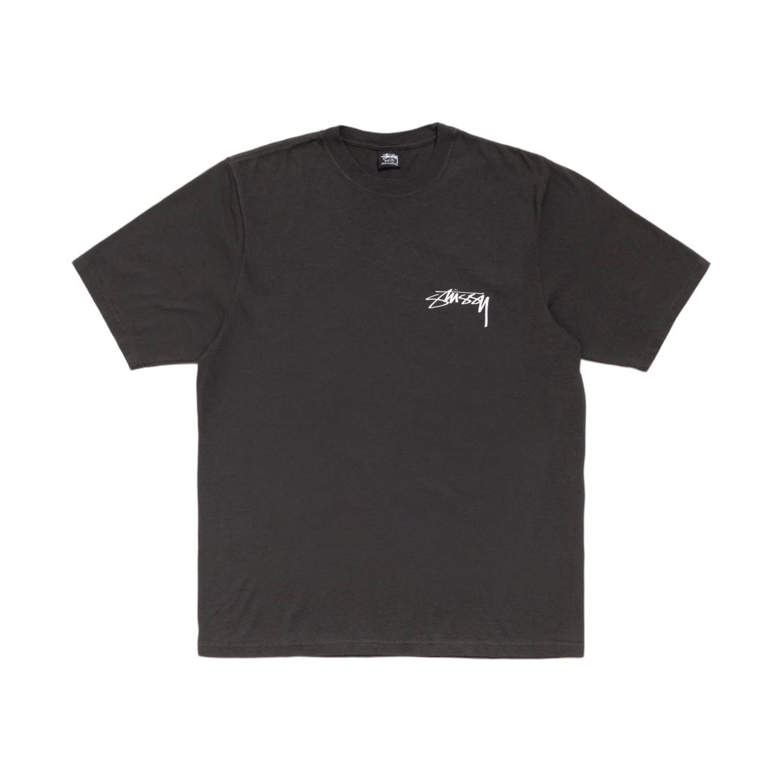 스투시 스택 피그먼트 다이드 티셔츠 페이디드 블랙(Stussy Stack Pigment Dyed T-Shirt Faded Black) - 2