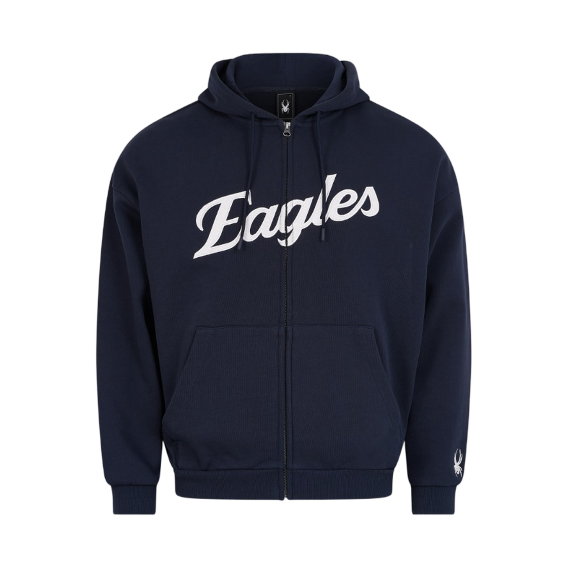 한화이글스 26 베이직 로고 후드 집업 네이비(Hanwha Eagles 26 Basic Logo Hood Zip Up Navy) - 1