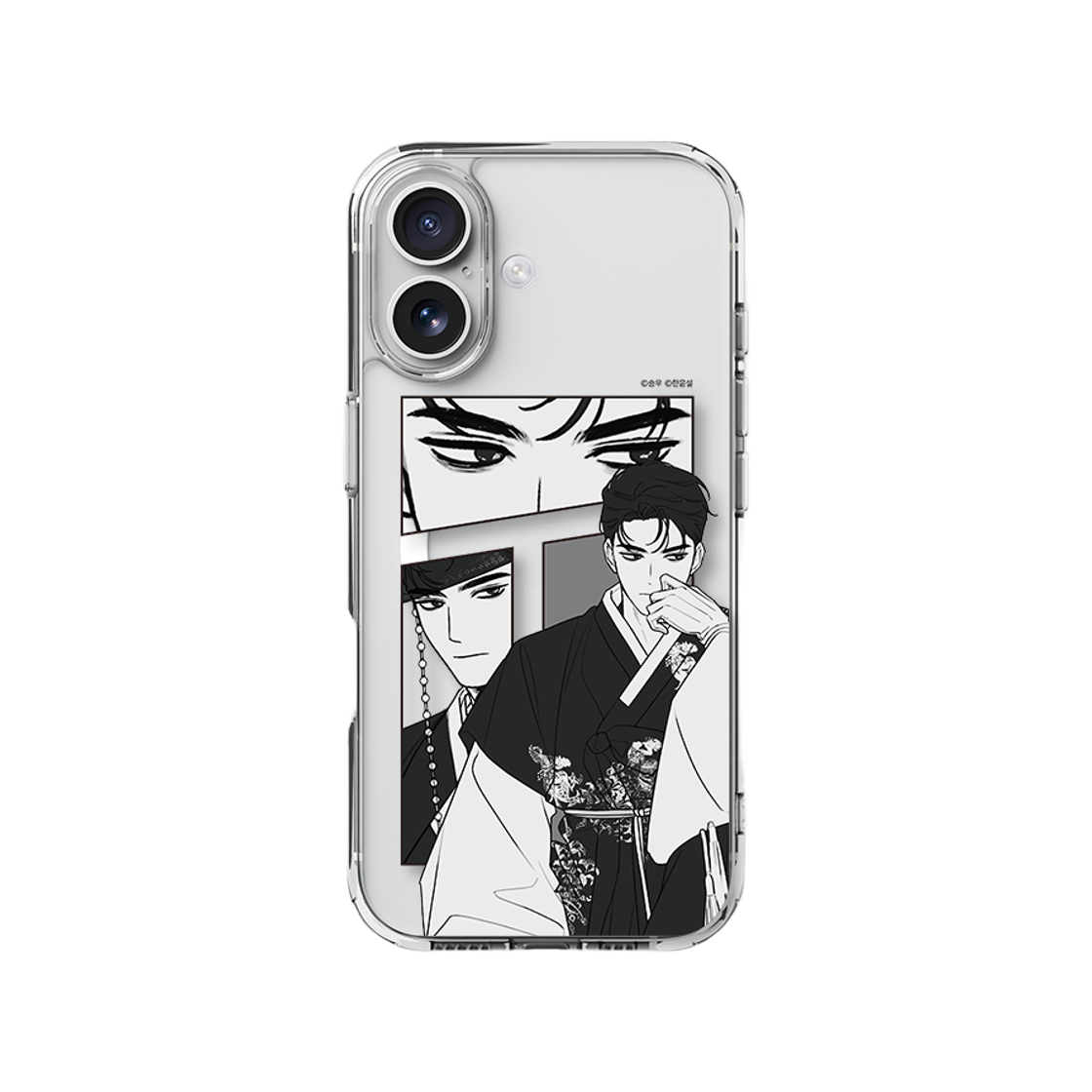 S800400111 SINJIMORU X NAVER WEBTOON Terdeo Cartoon Drawing MagSafe iPhone Clear Case M-Airclo Basic
