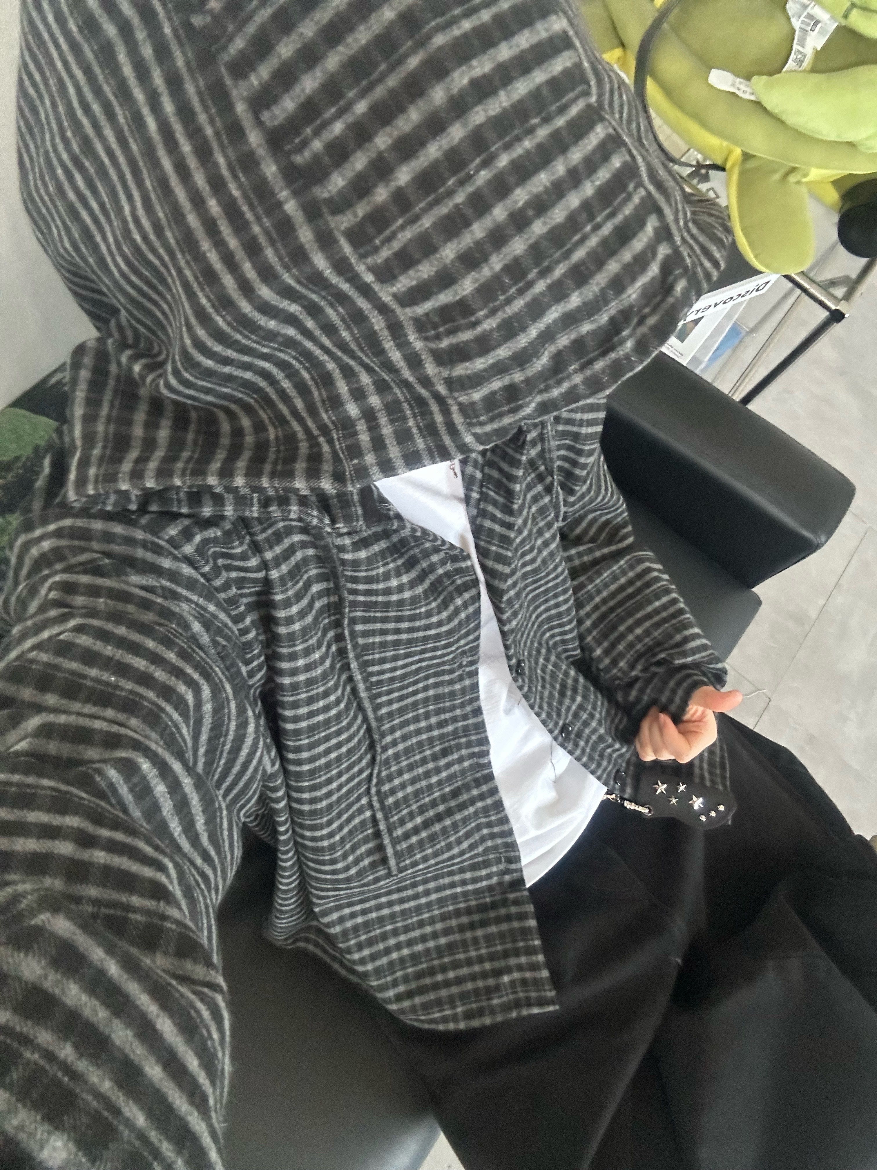 Deus Ex Machina String Bag Black 착용 스타일 - 5