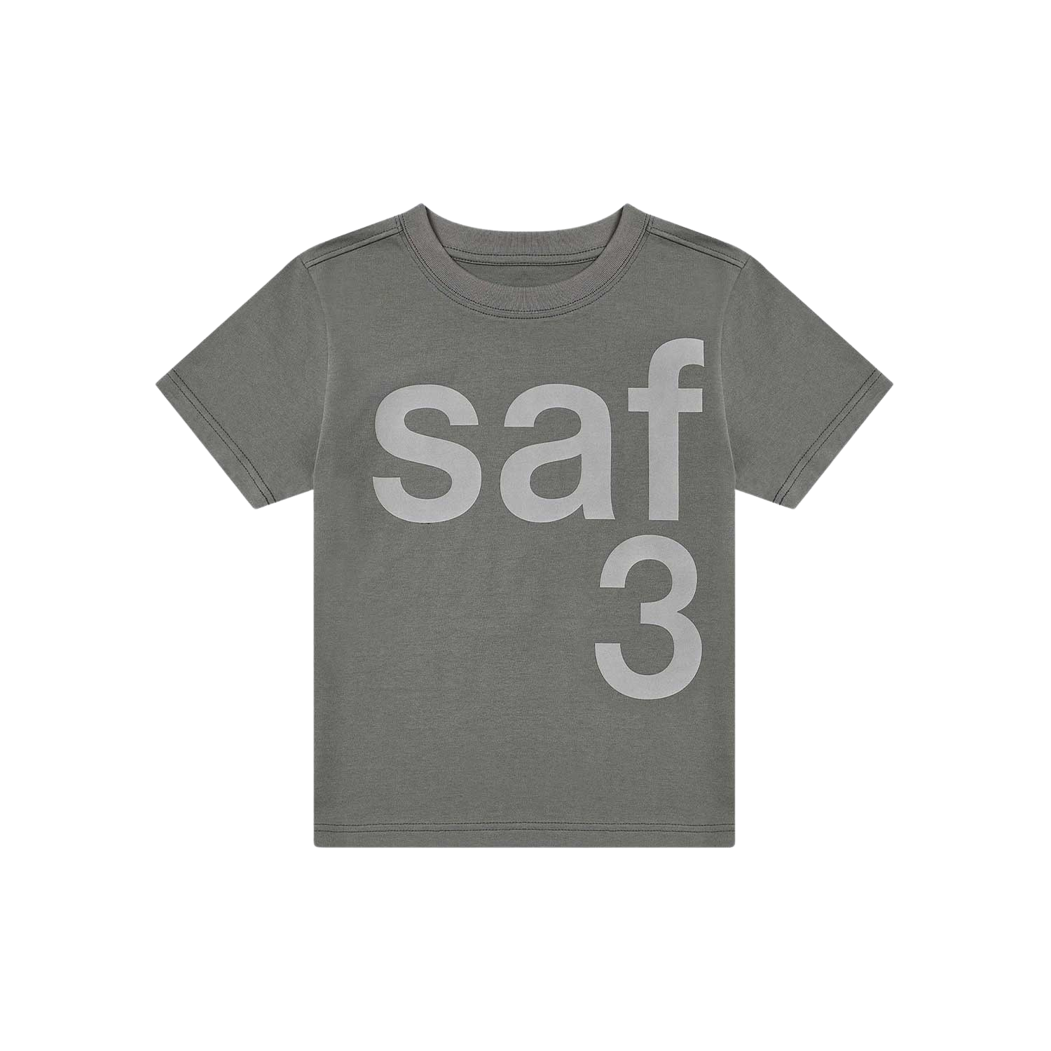 [KREAM 단독] 사파리스팟 1/2 베이직 사파리 티셔츠 차콜([KREAM 단독] Safarispot 1/2 Basic Safari T-Shirt Charcoal)