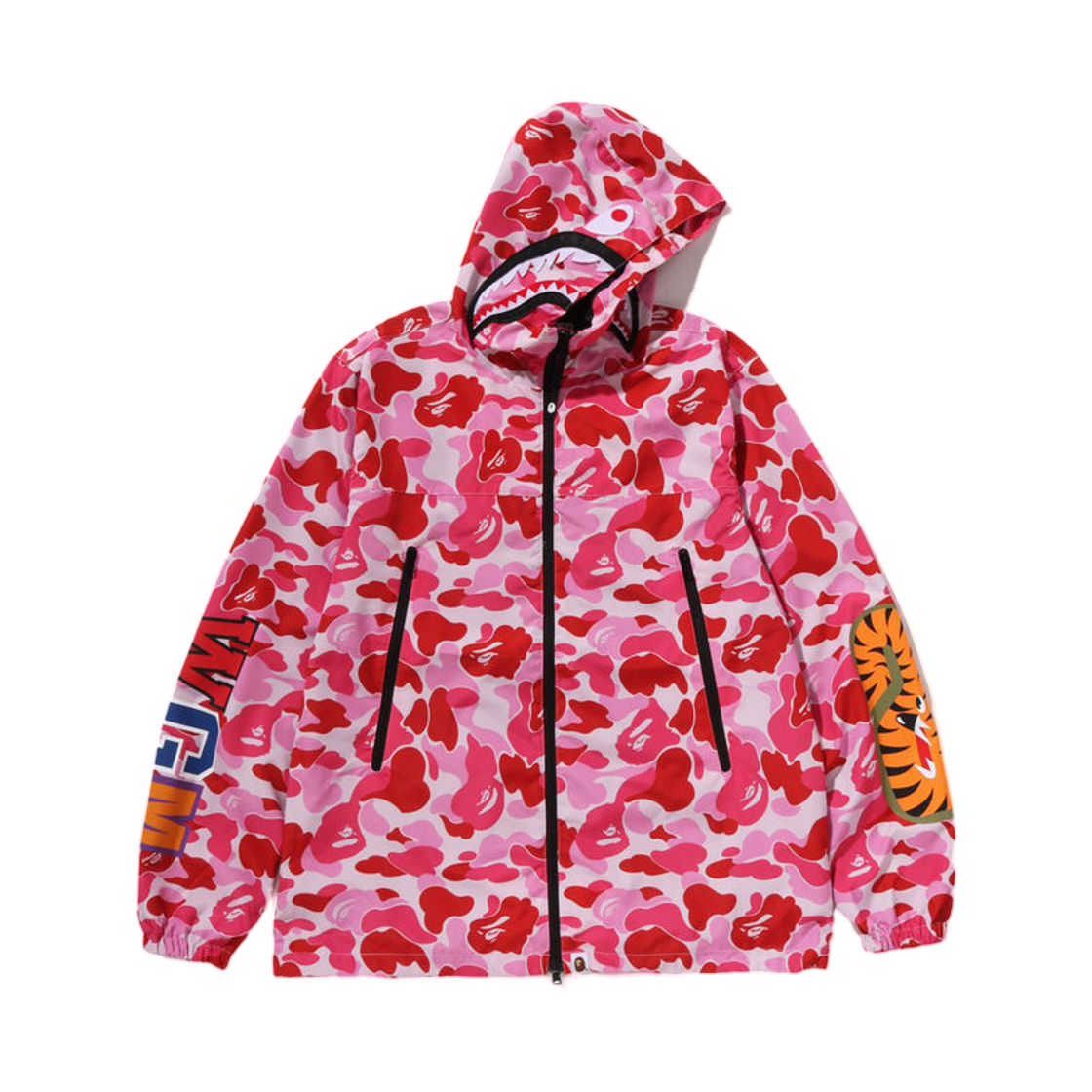 베이프 ABC 카모 샤크 후드 자켓 핑크(BAPE ABC Camo Shark Hoodie Jacket Pink)