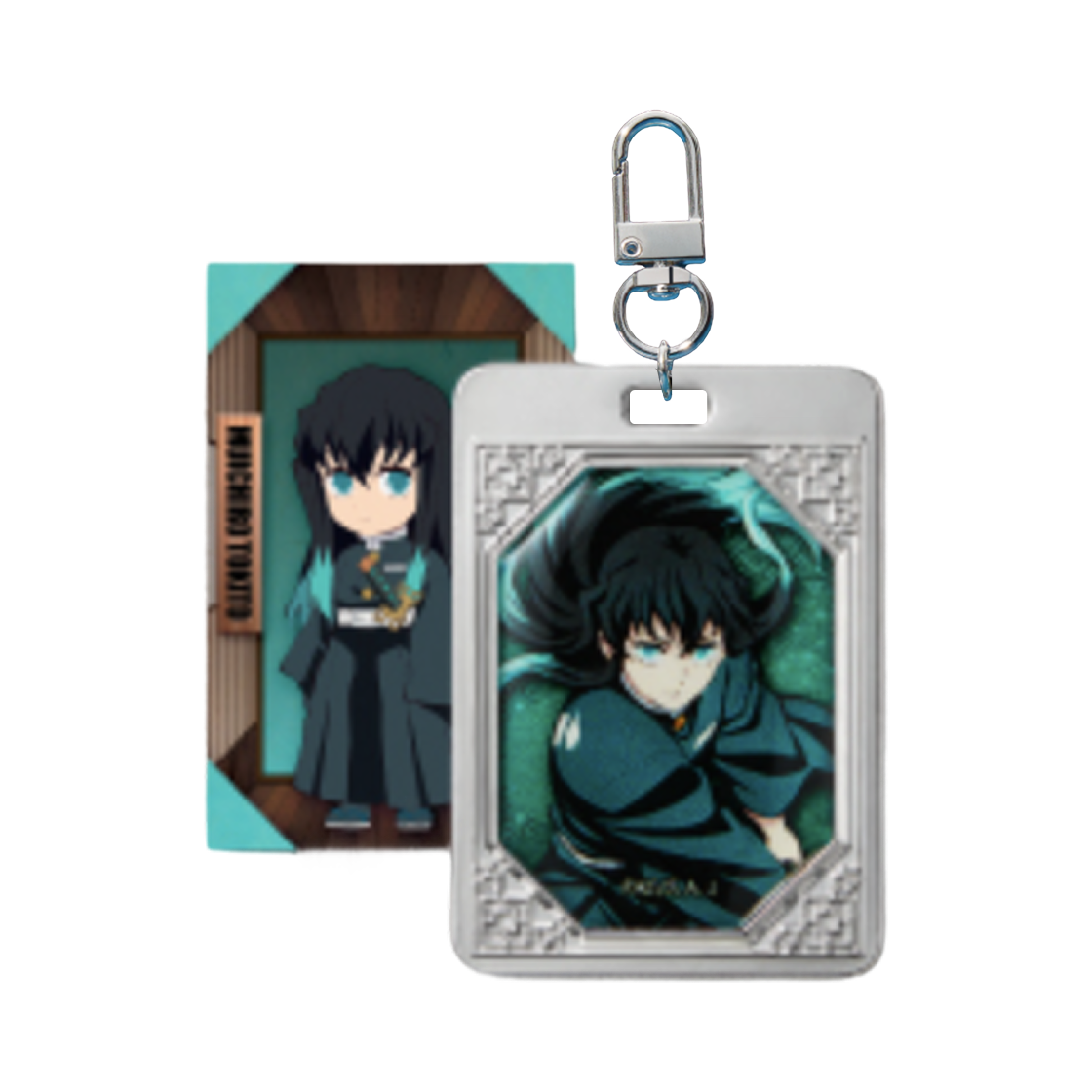 CGV x 귀멸의 칼날 캐릭터 랜덤 메탈 키링 토키토 무이치로 (개봉)(CGV x Demon Slayer Kimetsu Random Metal Keyring Muichiro Tokito (Opened)) - 1