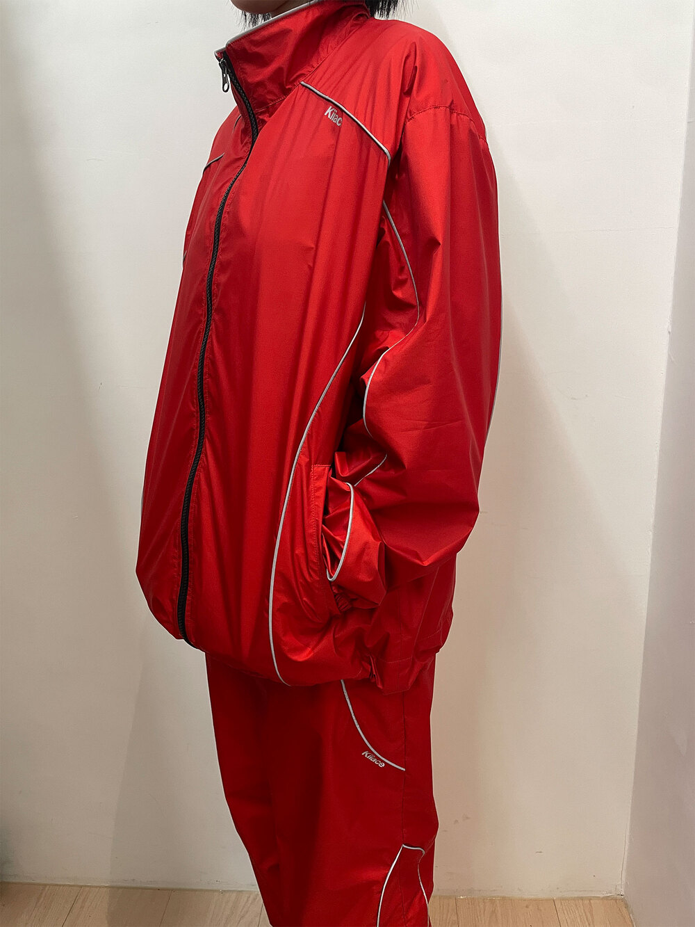 키아세 리플렉트 트랙 팬츠 레드(Kiiace Reflect Track Pants Red) - 5