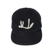 CHOWOO Vintage Washed Downfall Cap Washed Black
