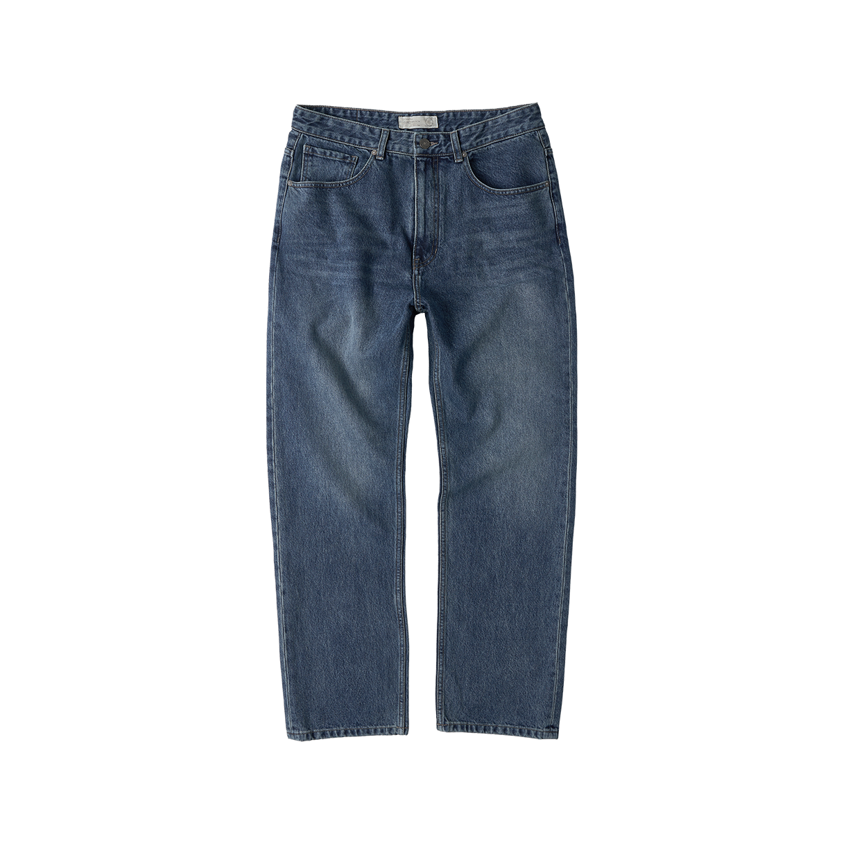 조우 루즈핏 테이퍼드 데님 팬츠 워시드 블루(CHOWOO Loose Fit Tapered Denim Pants Washed Blue)