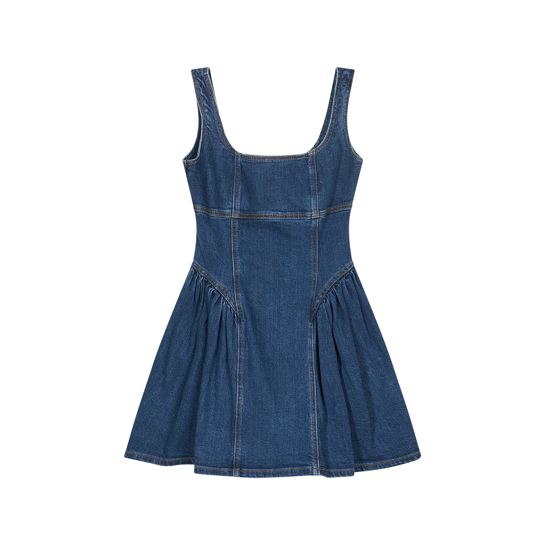 셀프 포트레이트 우먼 데님 미니 드레스 블루 - 26SS(Self Portrait Women Denim Mini Dress Blue - 26SS)