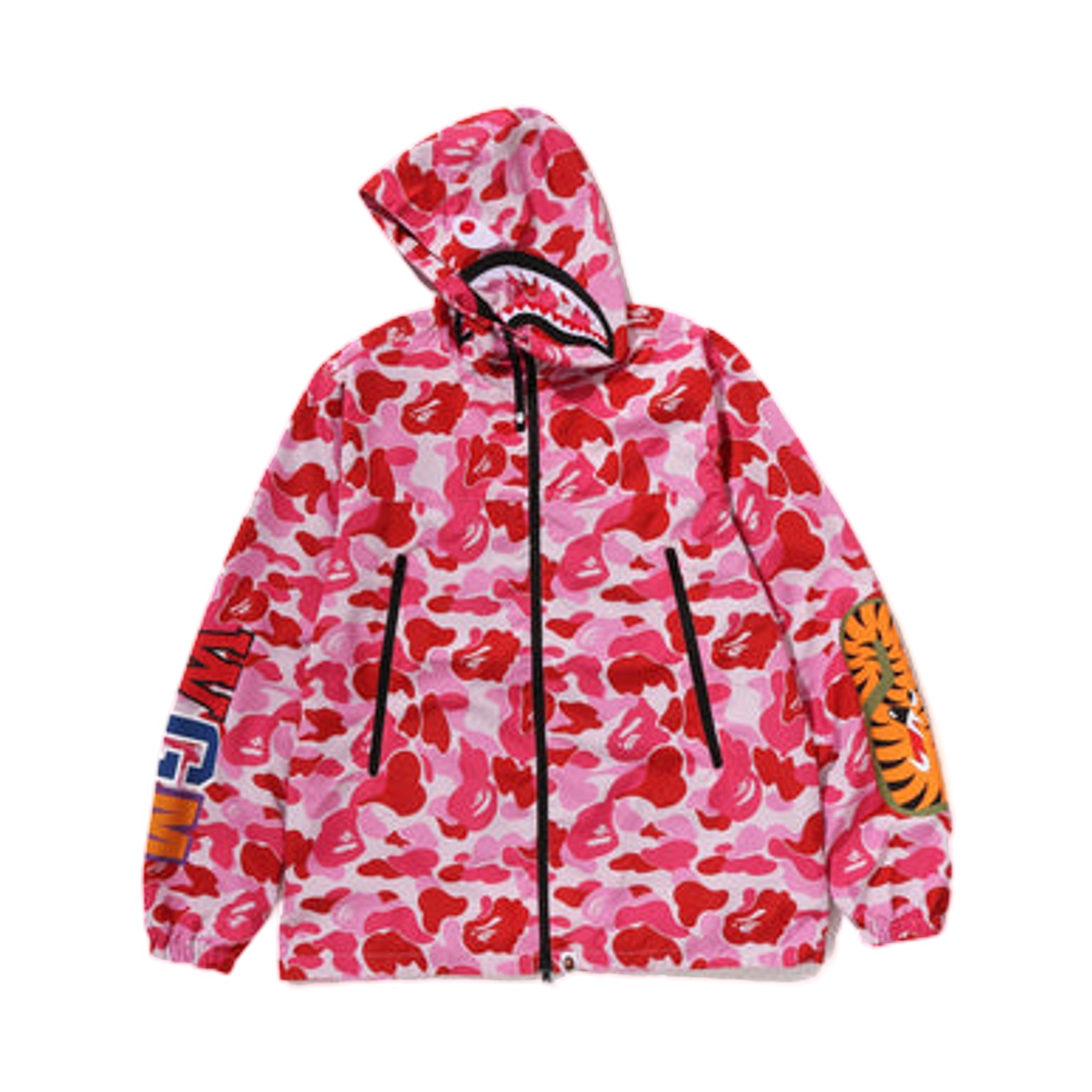 베이프 ABC 카모 샤크 후드 자켓 핑크(BAPE ABC Camo Shark Hoodie Jacket Pink) - 2
