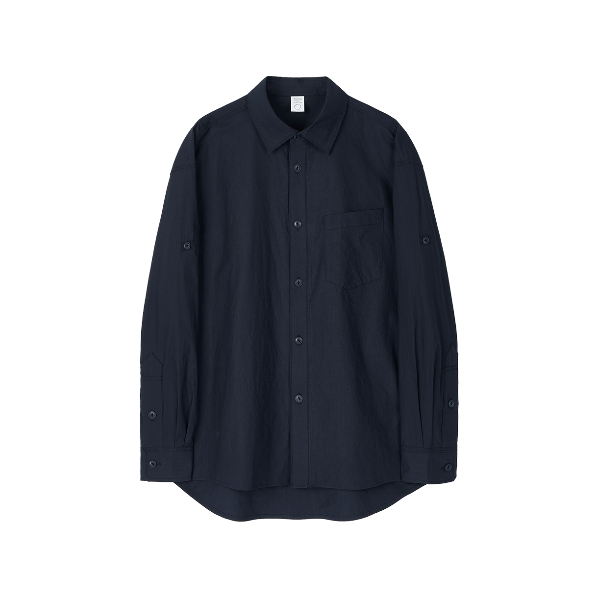 조우 원 포켓 페이퍼 워크 셔츠 네이비(CHOWOO One Pocket Paper Work Shirt Navy)