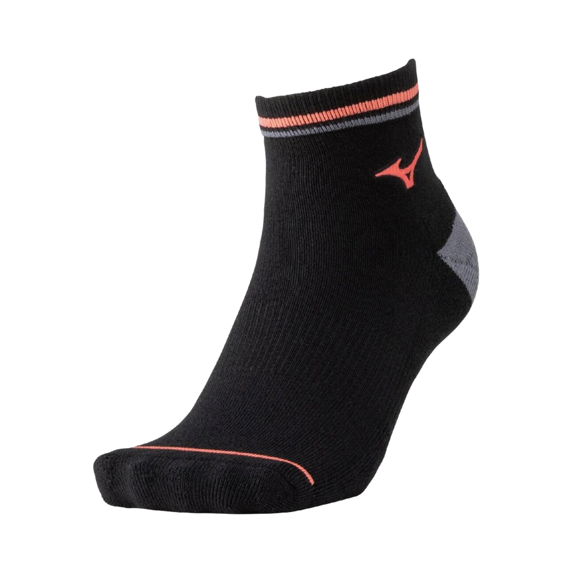 62JXD00709 Mizuno Tennis Short Socks Black