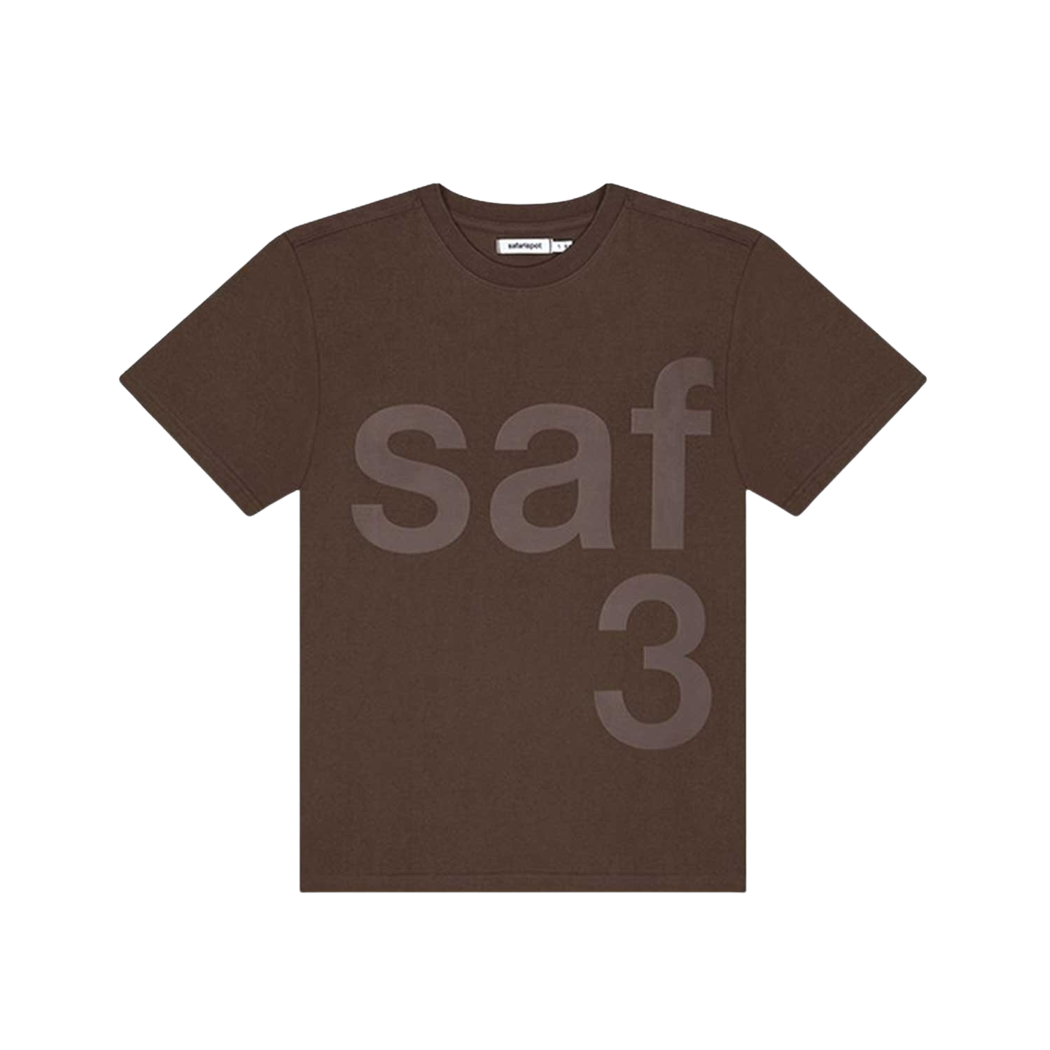 [KREAM 단독] 사파리스팟 베이직 사파리 티셔츠 브라운([KREAM 단독] Safarispot Basic Safari T-Shirt Brown)
