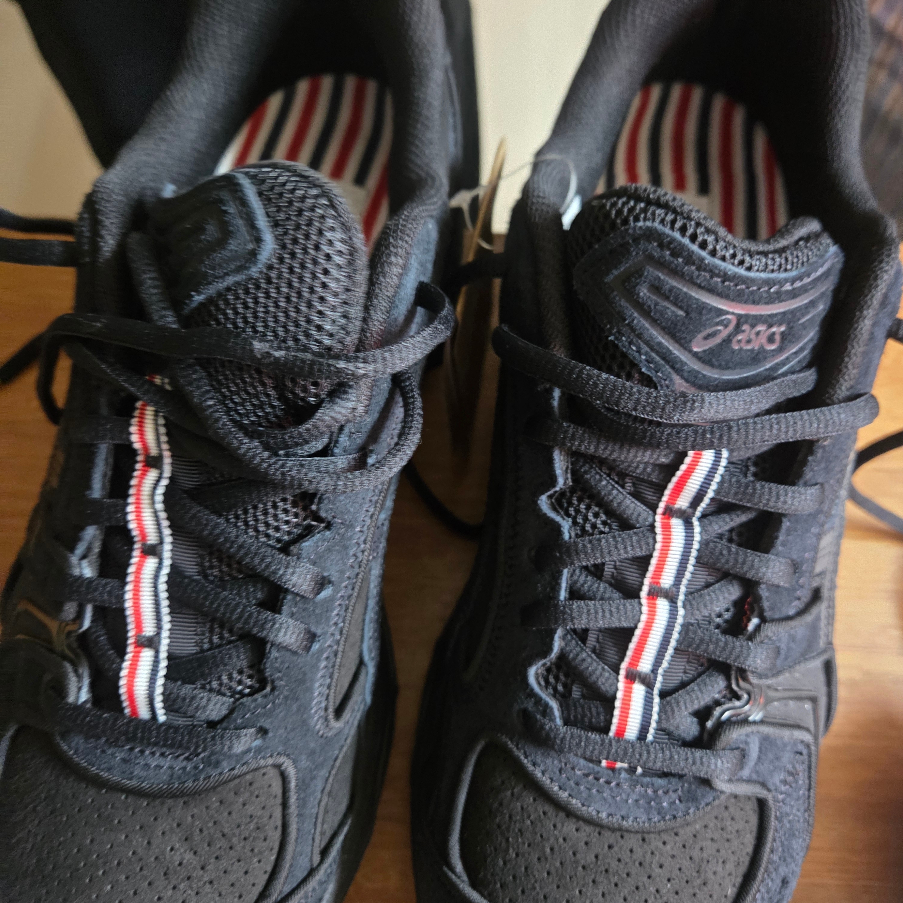Asics x Thom Browne Gel-Kayano 14 Black 착용 스타일