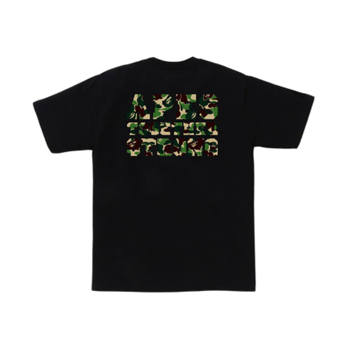 베이프 ABC 카모 컬리지 에어샷 티셔츠 블랙 그린(BAPE ABC Camo College Ats T-Shirt Black Green) - 2