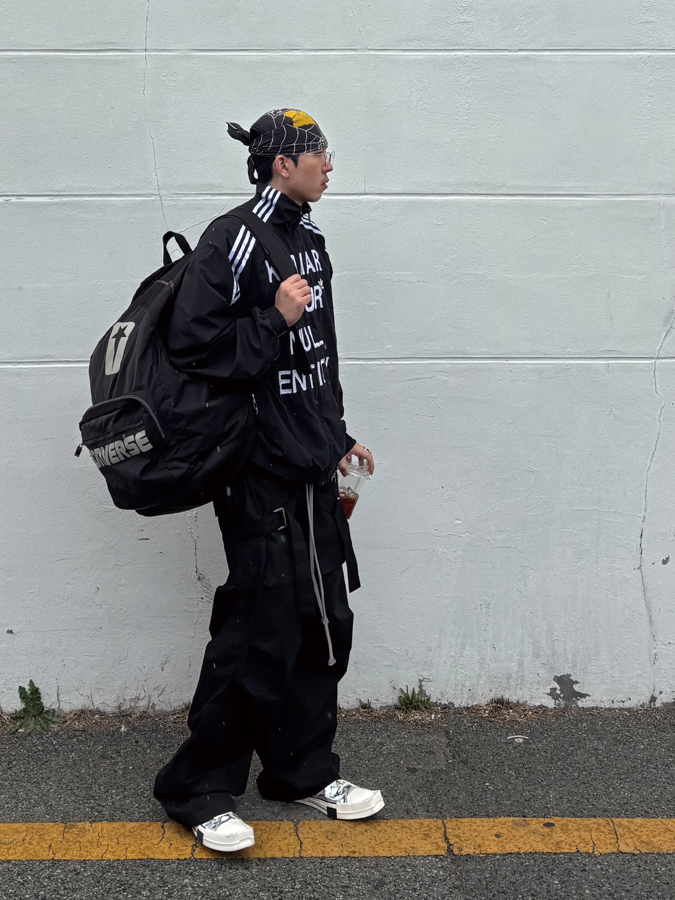 Wapworks Wide Safety Cargo Pants Black, (W) Adidas Originals Firebird Adilenium Track Top Black White - KR Sizing ์ฐฉ์ฉ ์คํ์ผ - 1