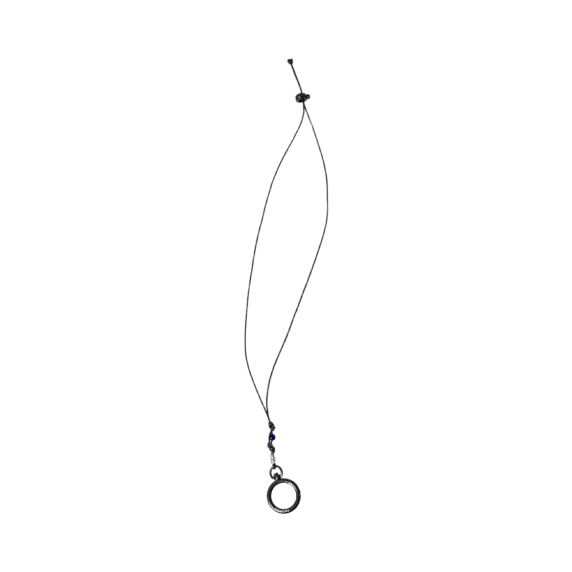 유체 링 네크리스 002 블랙(YOUCHE SQ Ring Necklace 002 Black)