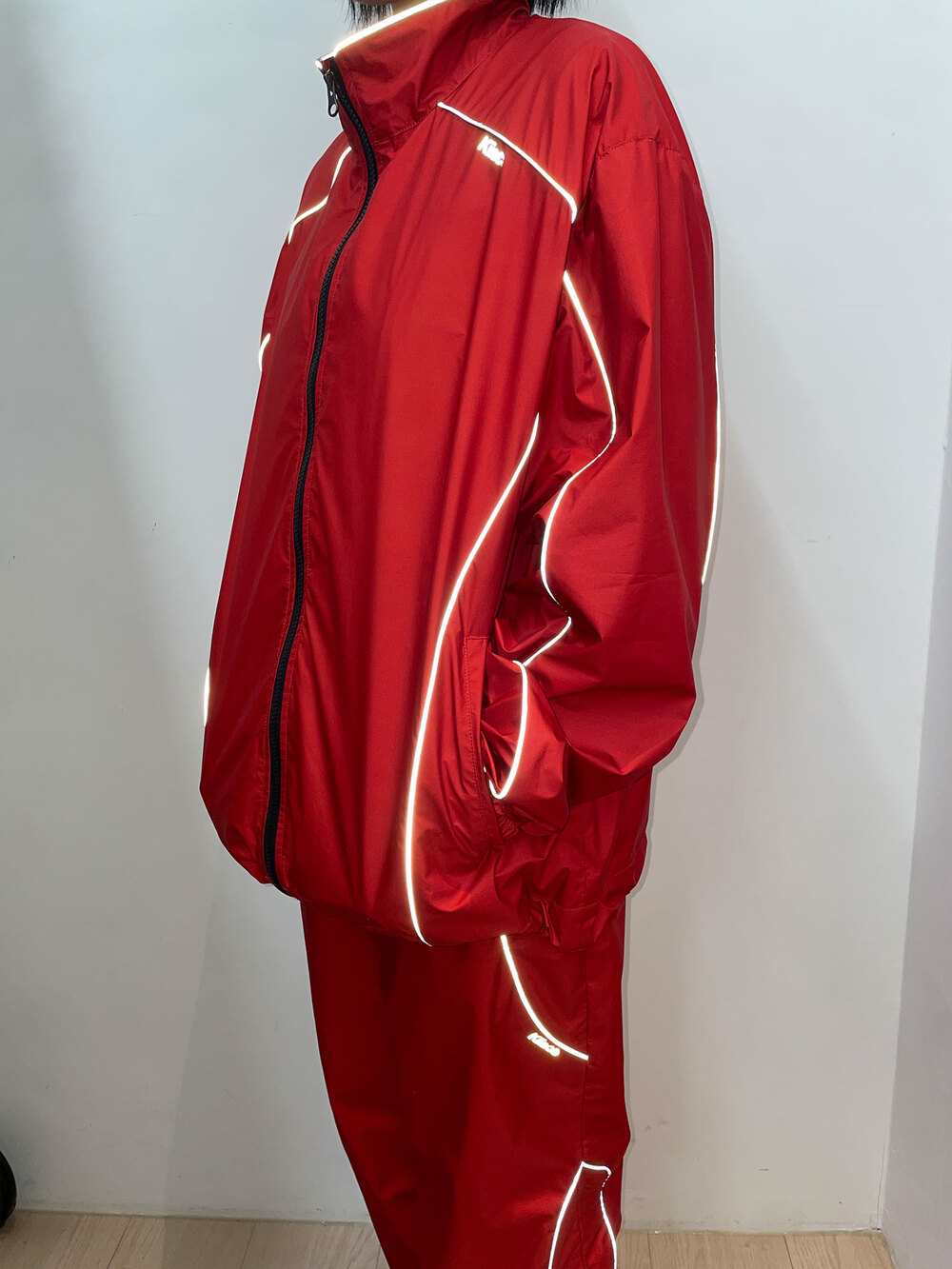 키아세 리플렉트 트랙 팬츠 레드(Kiiace Reflect Track Pants Red) - 6
