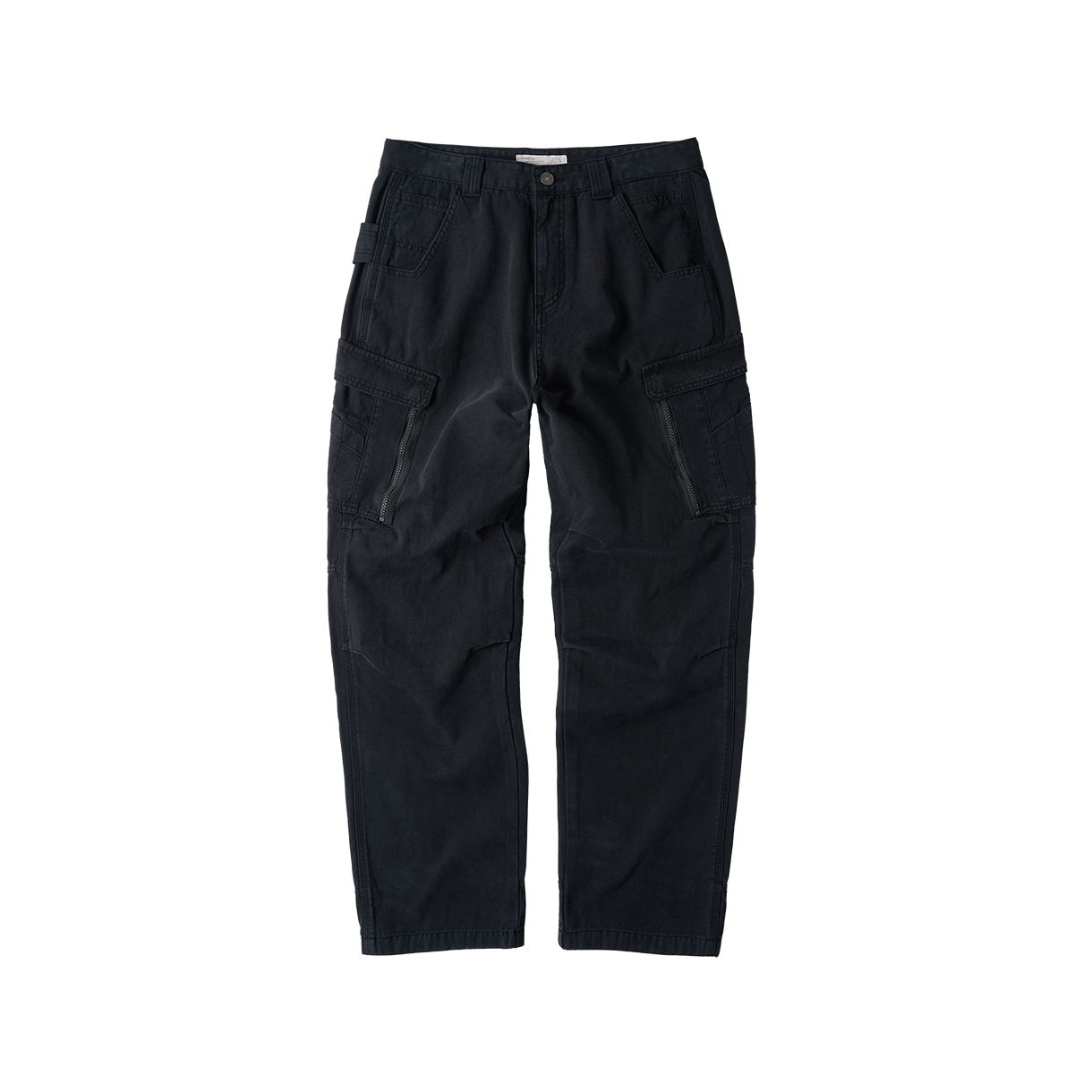 조우 믹스드 패브릭 m65 팬츠 워시드 블랙(CHOWOO Mixed Fabric m65 Pants Washed Black)