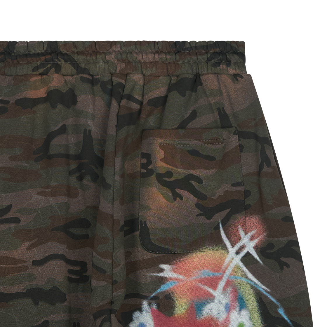 산쿠안즈 B26SSUSH0101 그래픽 쇼츠 카모 - 26SS(Sankuanz B26SSUSH0101 Graphic Shorts Camo - 26SS) - 5