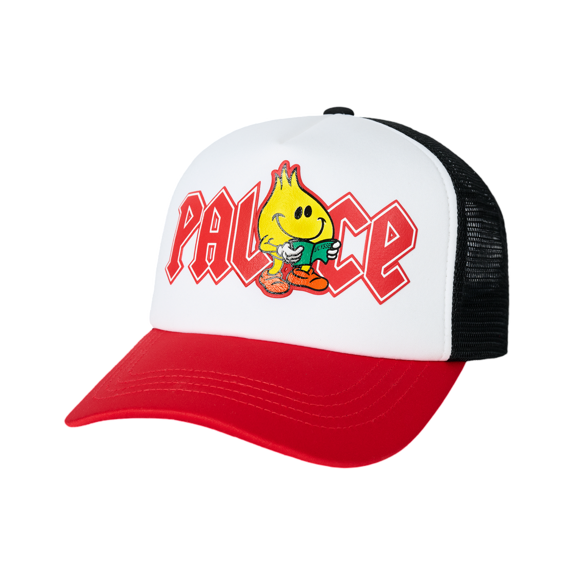 - Palace x World Industries Trucker Red - 26SS