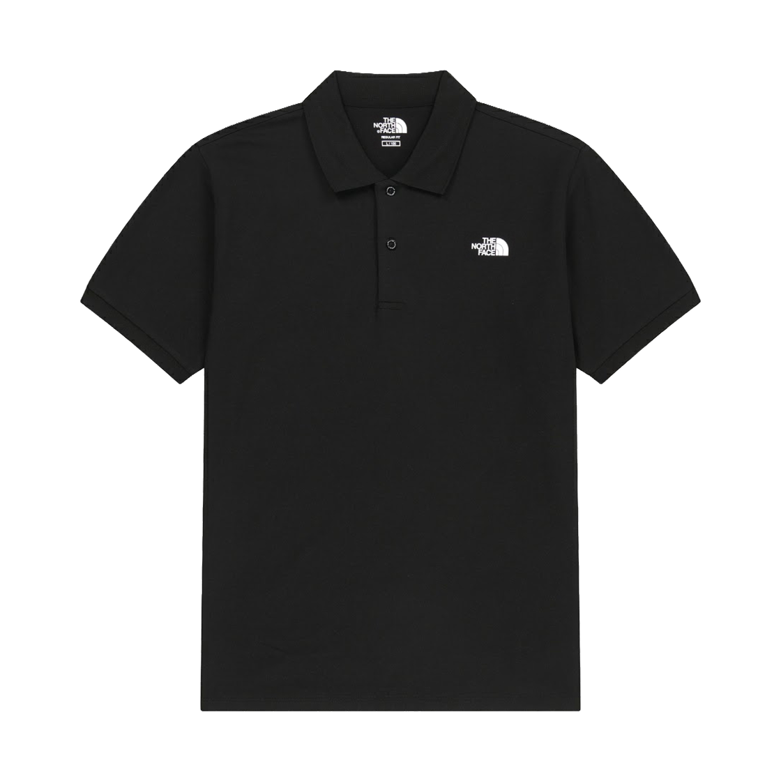 NT7PS01J The North Face White Label Vaiden S/S Polo Black