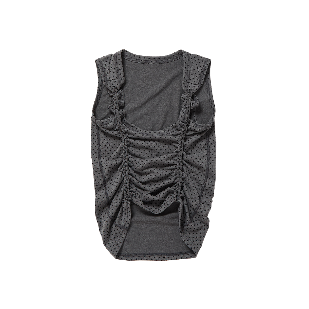 퍼버즈 우먼 브레이드 탱크 탑 그레이 - 26SS(Perverze Women Braid Tank Top Gray - 26SS)