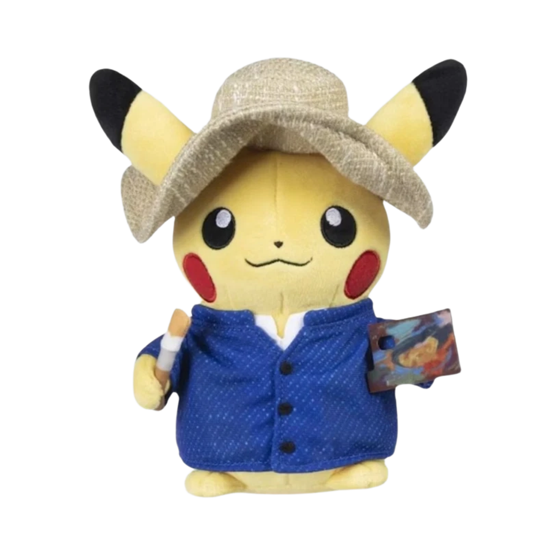포켓몬 센터 x 반 고흐 뮤지엄 피카츄 플러시(Pokemon Center x Van Gogh Museum Pikachu Plush)