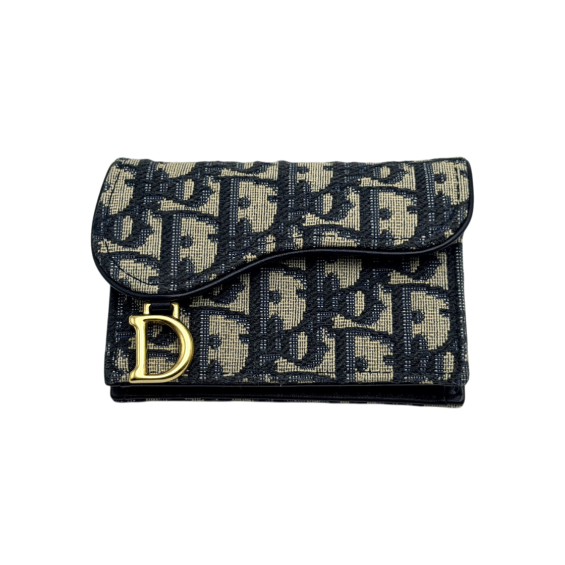 ITJTTGOHA6UG Dior Oblique Saddle Card Holder