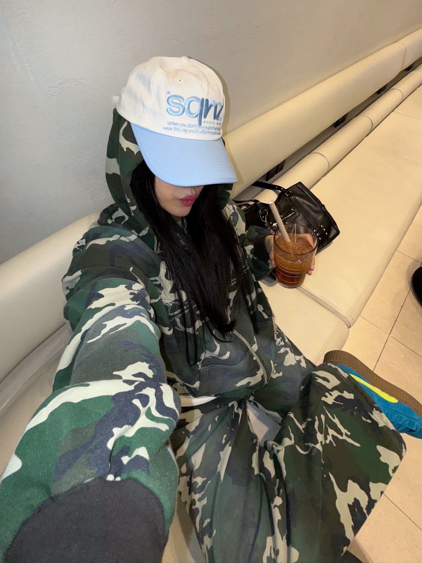 Puma x Fenty Creeper Phatty Speed Blue Lime Pow 착용 스타일