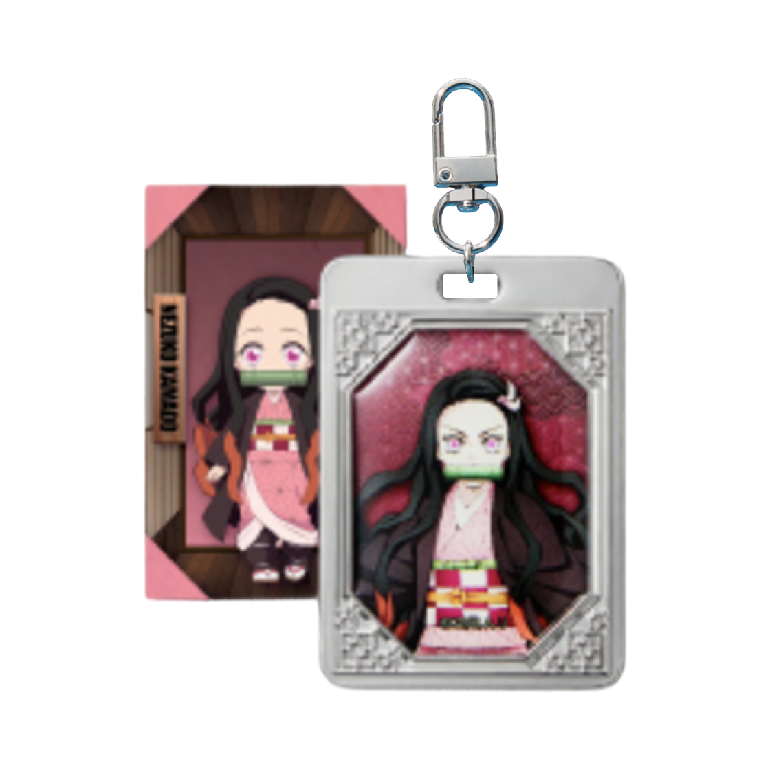 CGV x 귀멸의 칼날 캐릭터 랜덤 메탈 키링 카마도 네즈코 (개봉)(CGV x Demon Slayer Kimetsu Random Metal Keyring Nezuko Kamado (Opened))