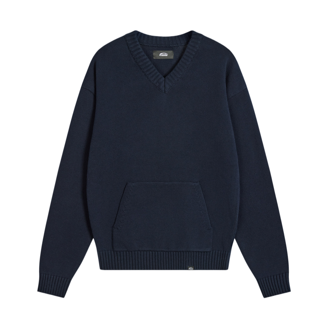 이미스 하트 로고 포켓 풀오버 네이비(Emis Heart Logo Pocket Pullover Navy)