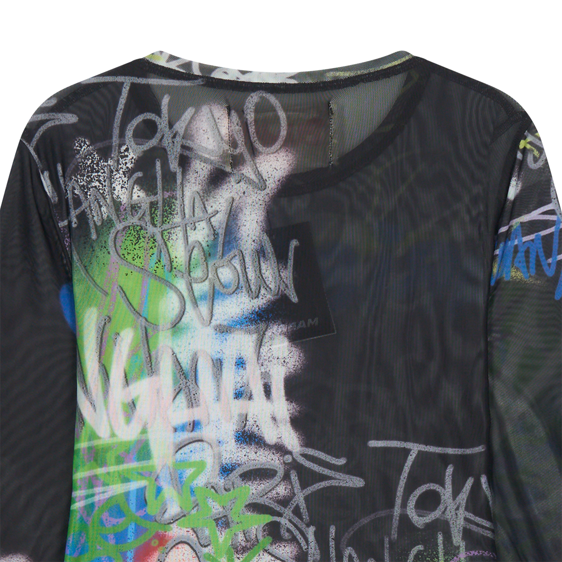 산쿠안즈 우먼 S25SSUTL0194 그래픽 롱 슬리브 블랙 - 26SS(Sankuanz Women S25SSUTL0194 Graphic Long Sleeve Black - 26SS) - 4