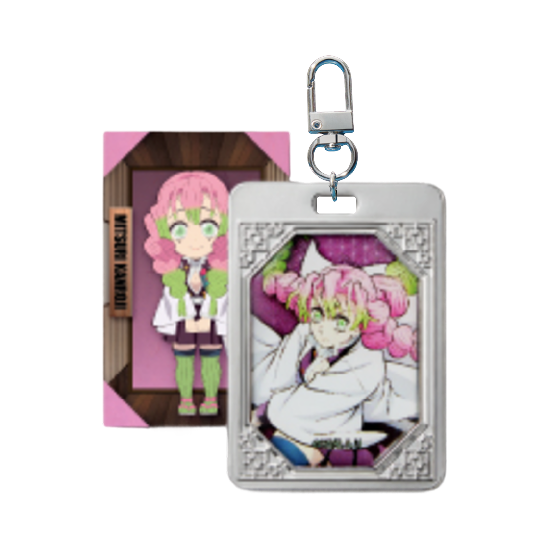 CGV x 귀멸의 칼날 캐릭터 랜덤 메탈 키링 칸로지 미츠리 (개봉)(CGV x Demon Slayer Kimetsu Random Metal Keyring Mitsuri Kanroji (Opened)) - 1