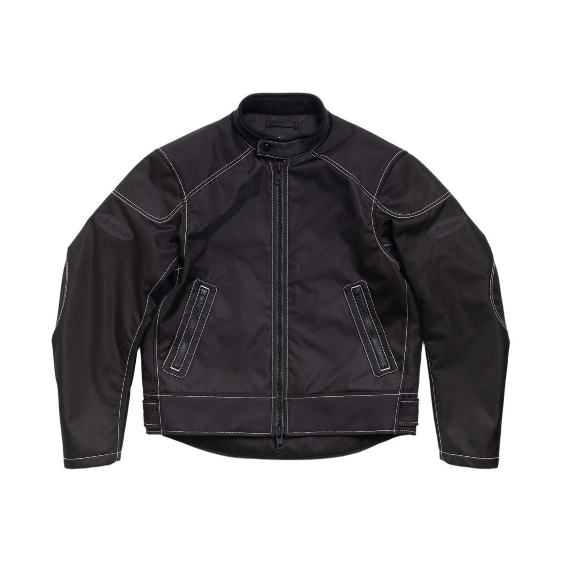 115910 Stussy Moto Jacket Black