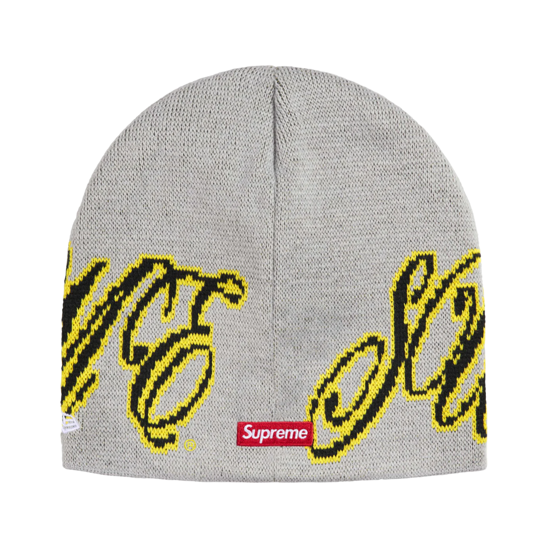 슈프림 뉴에라 커시브 비니 그레이 - 26SS(Supreme New Era Cursive Beanie Grey - 26SS) - 2
