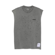 Satisfy Mothtech Muscle T-Shirt Faded Black