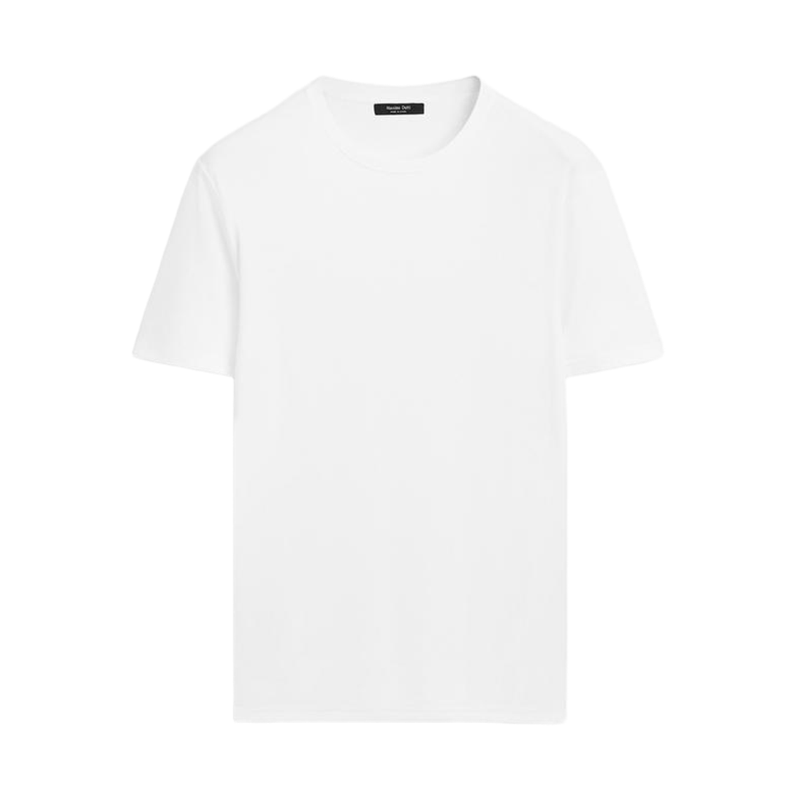 마시모두띠 100% 머서라이즈 코튼 티셔츠 화이트(Massimo Dutti 100 Mercerised Cotton T-Shirt White) - 1