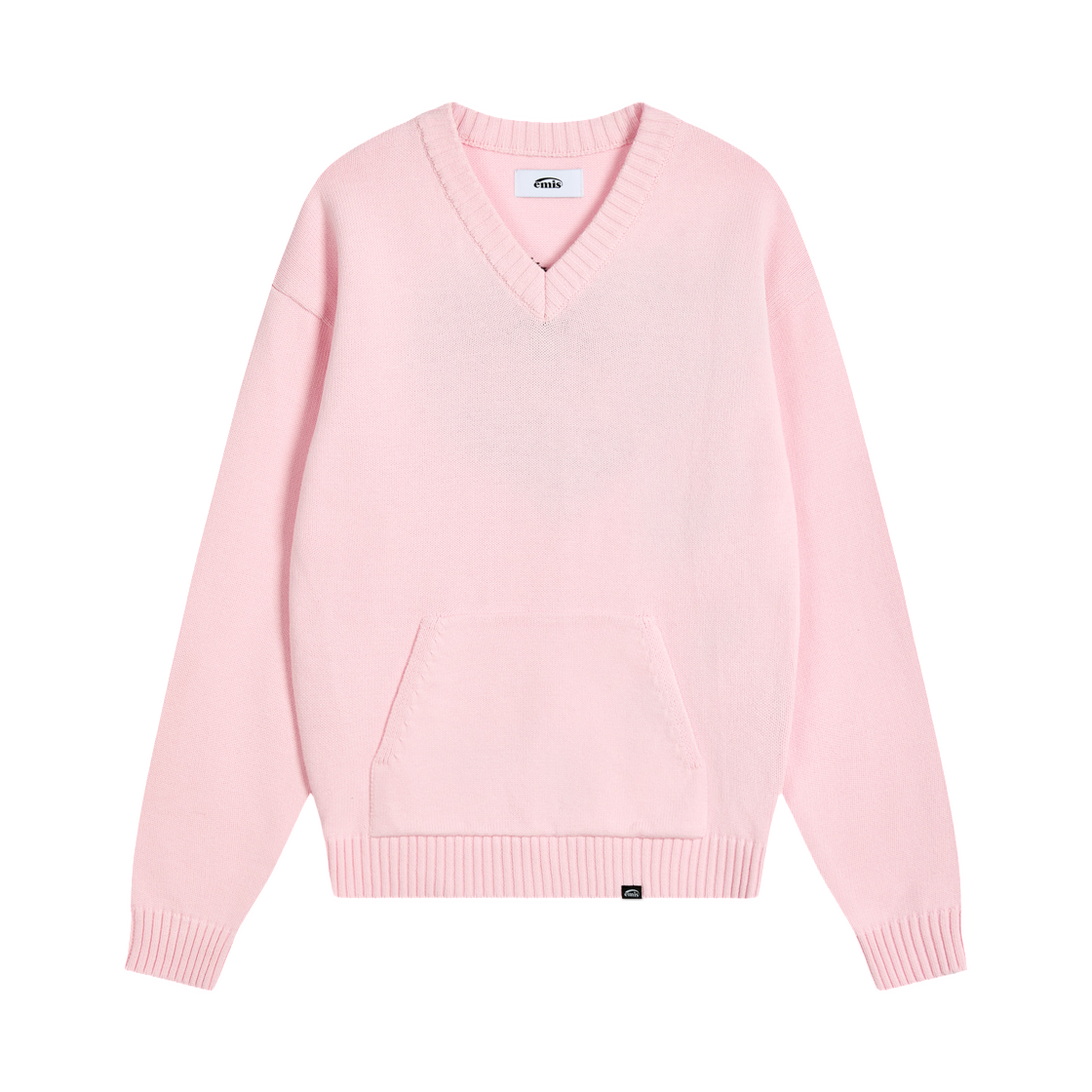 이미스 하트 로고 포켓 풀오버 핑크(Emis Heart Logo Pocket Pullover Pink)
