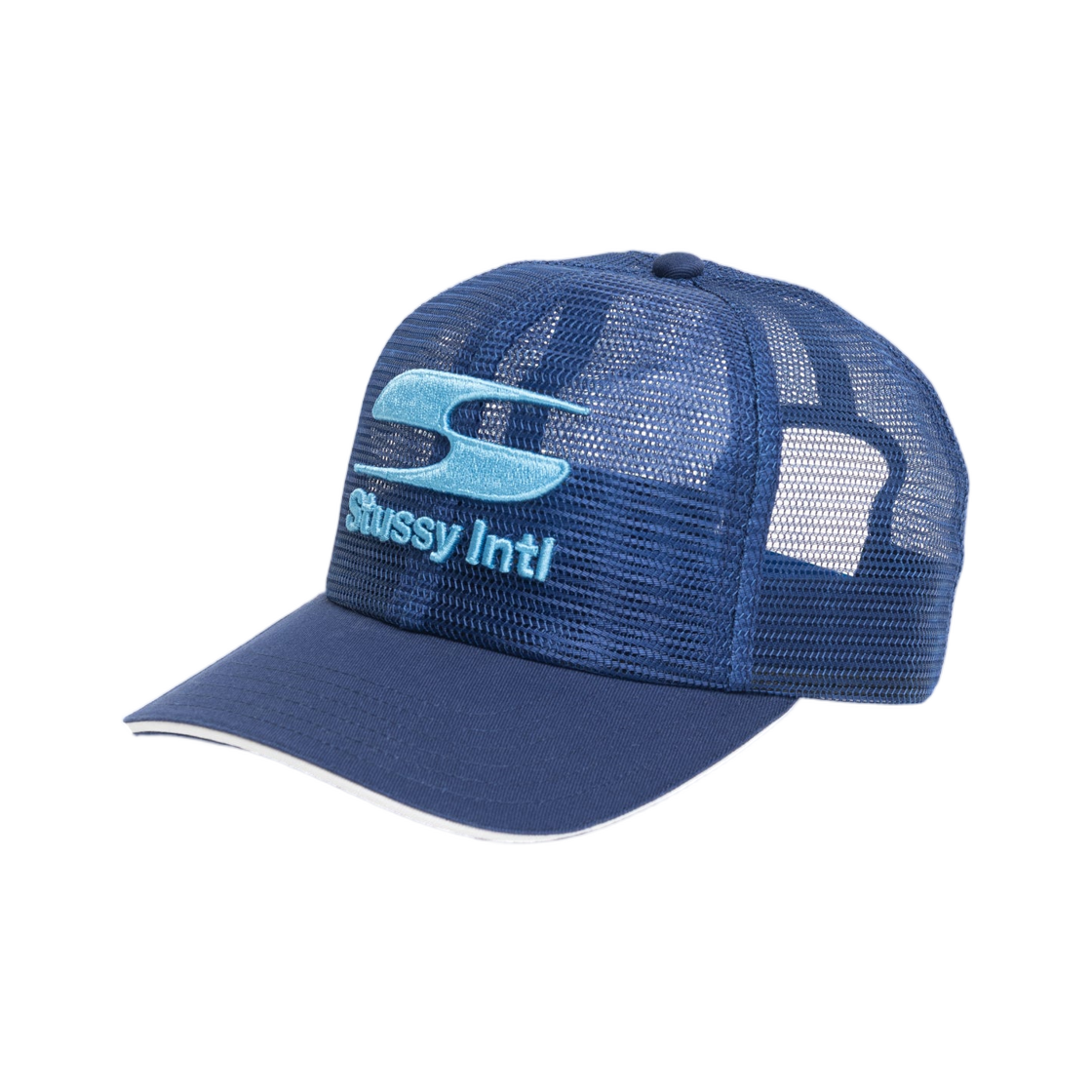 스투시 미드 뎁스 모토 S 메쉬 트러커 네이비(Stussy Mid-Depth Moto S Mesh Trucker Navy) - 2