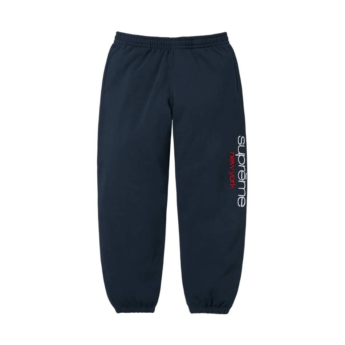 - Supreme Classic Logo Sweatpant Navy - 26SS