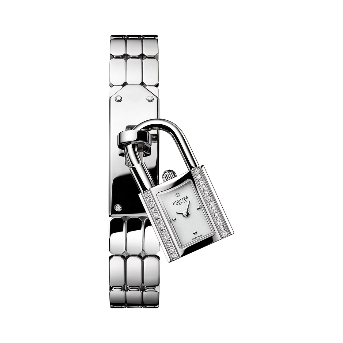 에르메스 켈리 워치 미니 스틸 스트랩 & 스틸 다이아몬드(Hermes Kelly Watch Mini Steel Strap & Steel Diamonds) - 1