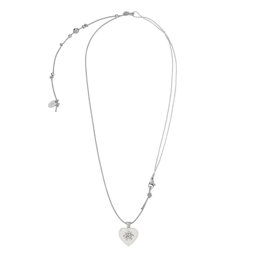 26SSSNLHERWHFF Nff Heritage Necklace White
