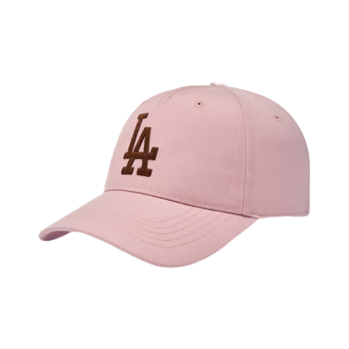 3ACPB036N-07PKL MLB Basic 5-Panel Structured Ball Cap LA Dodgers Pink